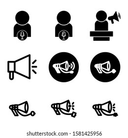 campaign icon isolated sign symbol vector illustration - Collection of high quality black style vector icons
