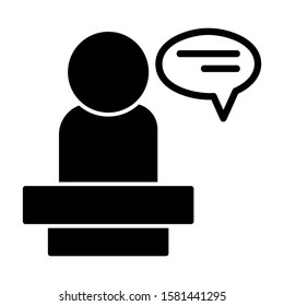 campaign icon isolated sign symbol vector illustration - high quality black style vector icons
