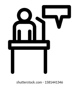 campaign icon isolated sign symbol vector illustration - high quality black style vector icons
