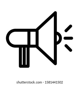 campaign icon isolated sign symbol vector illustration - high quality black style vector icons
