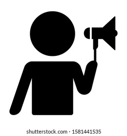 campaign icon isolated sign symbol vector illustration - high quality black style vector icons
