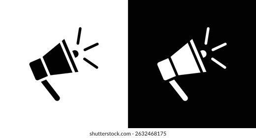 Campaign icon Vector in flat style. Collection silhouettes