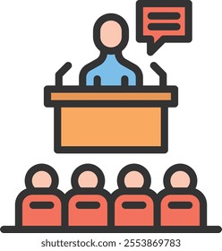 Campaign icon vector image. Suitable for mobile application web application and print media.