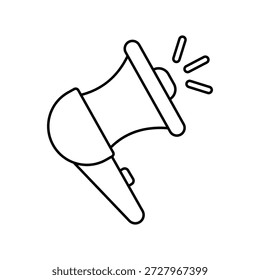 Campaign icon with white background vector stock illustration
