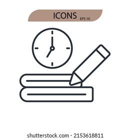 símbolo de iconos de campaña elementos vectoriales para web infográfica