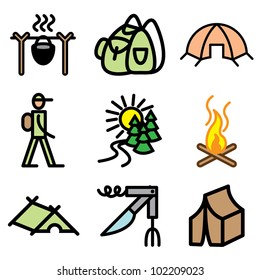 campaign icons vector set