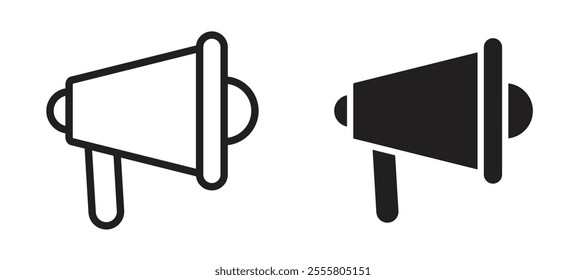 Campaign liner icon vector set.