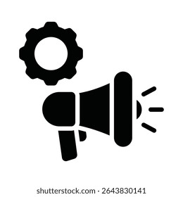 Campaign management Vector Icon which can easily modify or edit

