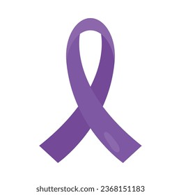 Violett-Banddesign-Vektorgrafik der Kampagne einzeln