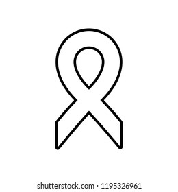 campaign ribbon isolated icon