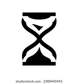 Icono de color negro plano de la hora de la campaña Aislado en la ilustración del vector de fondo blanco | Iconos de Seo