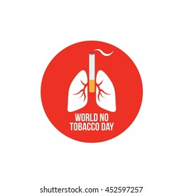 Campaign World No Tobacco Day Vector Illustration. Great for Card And Banner.