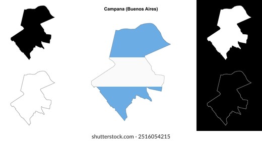 Mapa de Campana department (Buenos Aires)