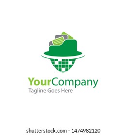 campany logo, icon, big data and cloud