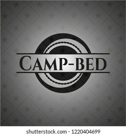 Camp-bed dark emblem