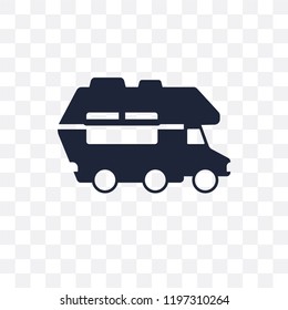 camper car transparent icon. camper car symbol design from Transportation collection.