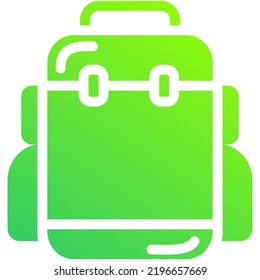 camper icon group made in with gradient style