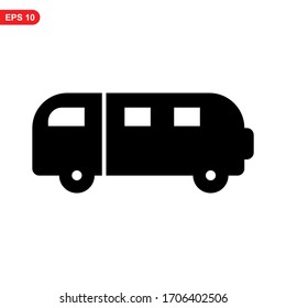 camper icon or logo isolated sign symbol vector illustration - high quality black style vector icons
