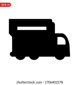 camper icon or logo isolated sign symbol vector illustration - high quality black style vector icons
