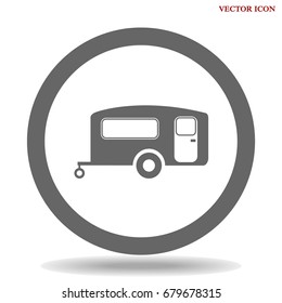 Camper Illustration Stock Vector (Royalty Free) 679678315 | Shutterstock