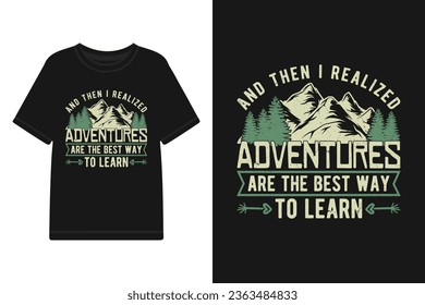 camper t shirt designs, camping t-shirt design vector files, camper outdoor adventure motivational typography design