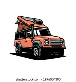 camper truck for icon, logo and illustration svg