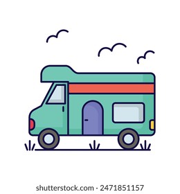 Icono de camioneta con fondo blanco Vector ilustración de stock