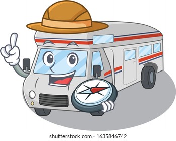 Campervan experienced in Explorer using a compass