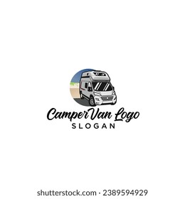 CAMPERVAN LOGO - Vector illustration, EPS10