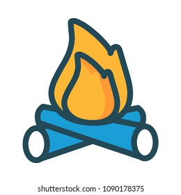 campfire hot burn 