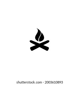 Campfire icon design vector illustration.