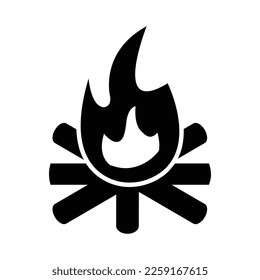 Campfire-Symbol im Dualtone-Stil