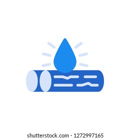Campfire Icon Vector Illustration in Flat Style for Any Purpose