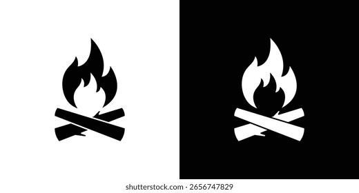 Campfire icon Vector scalable graphics