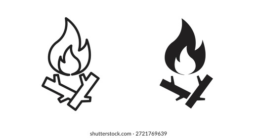 Ícone Campfire para o design do seu site, logo, app, UI. EPS10