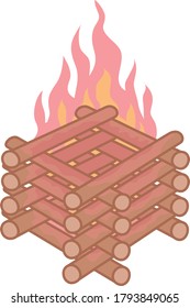 
Campfire is the most enjoyable event in the camp.