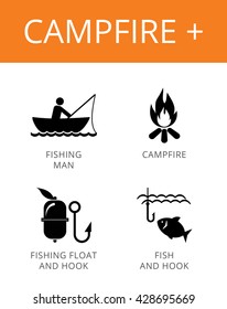 Campfire Plus Icons Set