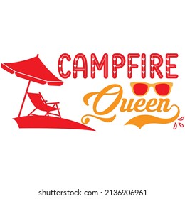 Diseño de camiseta de la reina del fuego, archivo vector.
