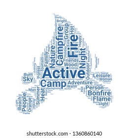 campfire word cloud. tag cloud about campfire.
