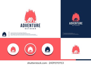 campground logo , adventure , logo design inspiration.