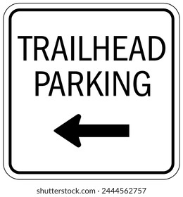 Campground parking sign for campers and overnight parking