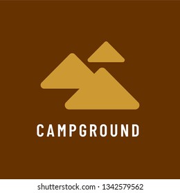 Campground quality logo template inspiration.