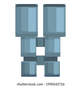 Campign binoculars icon. Cartoon of Campign binoculars vector icon for web design isolated on white background