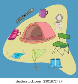 camping accessories and outdoor life 