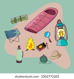 camping accessories and outdoor life