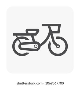 Camping and activity icon on white.