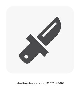 Camping and activity icon on white.