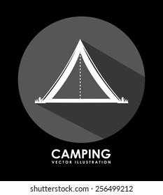 camping adventure design, vector illustration eps10 graphic 