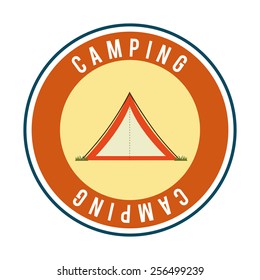 camping adventure design, vector illustration eps10 graphic 