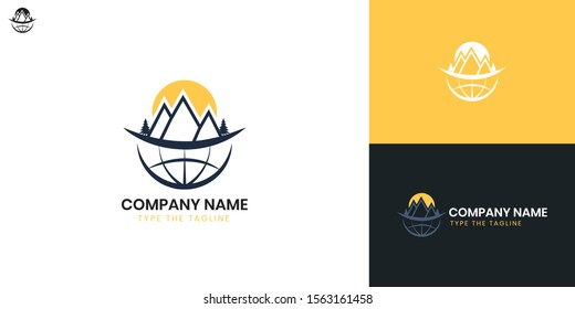 Camping or Adventure logo - All elements on this template are editable with vector software.